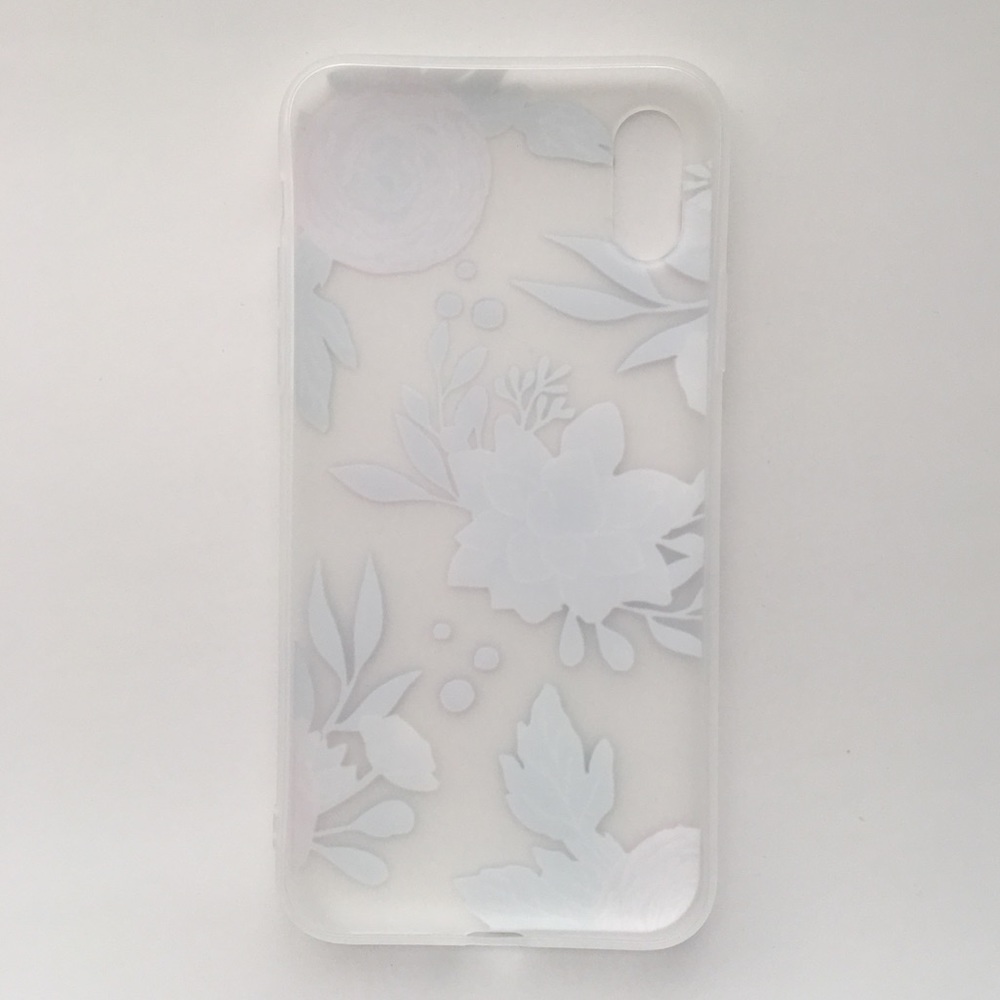 NEW iPhone X Case 3D Cool Retro Purple Pink Floral - Picture 5 of 5